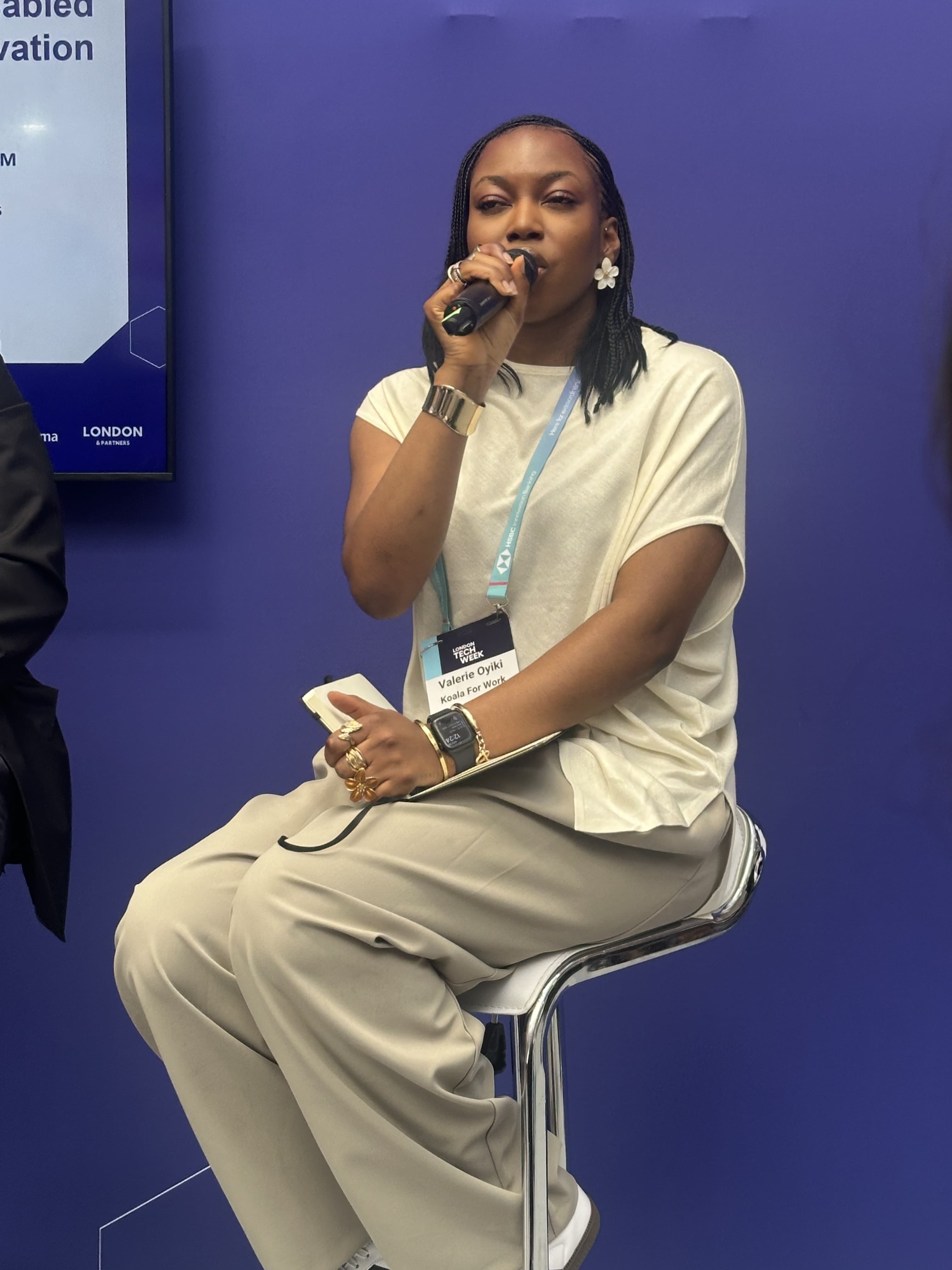 On the "Built Different" panel at London Tech Week